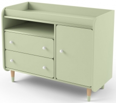 Комод с пеленальным столиком IndigoWood Bubble II Duo green